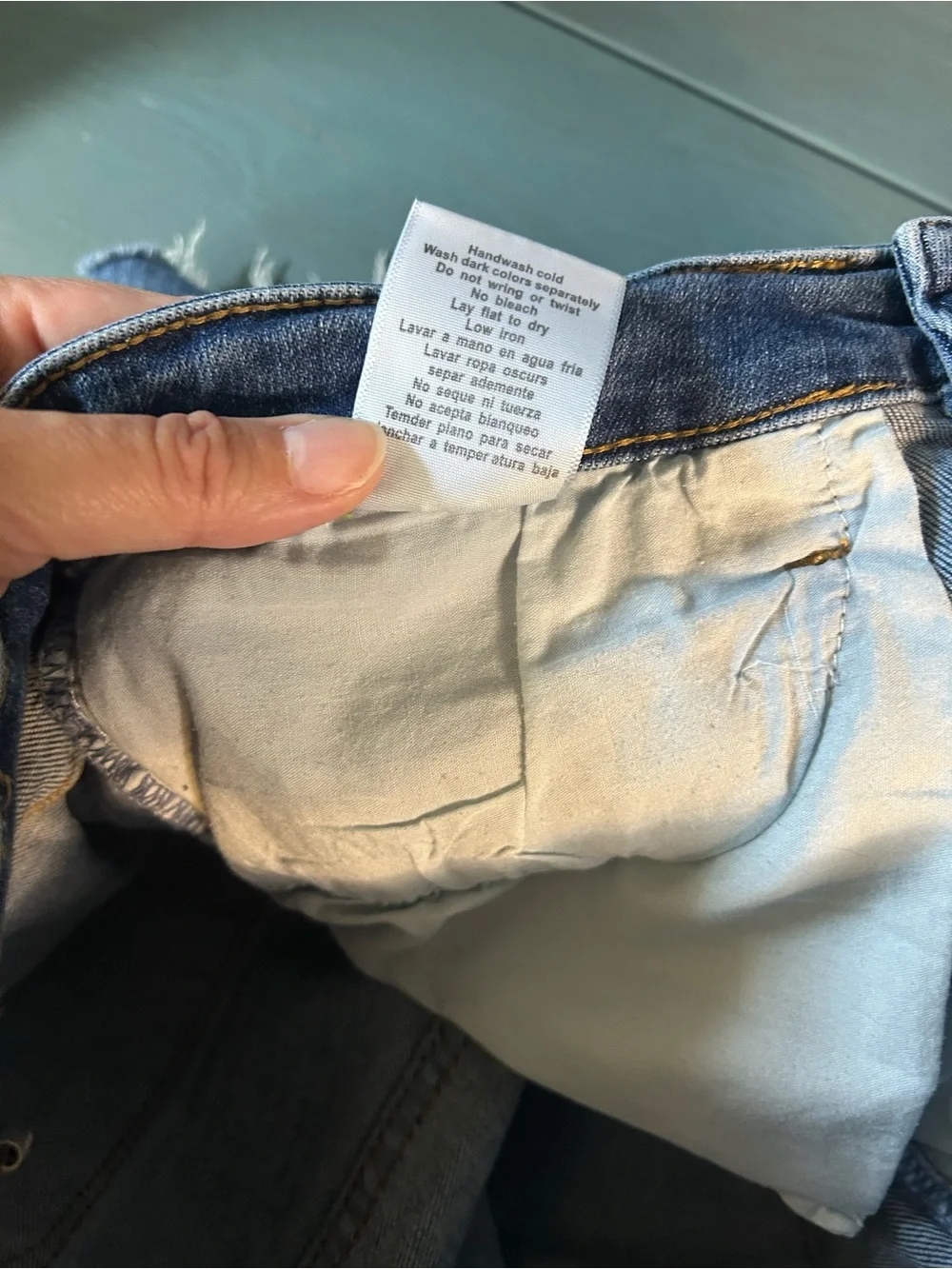 Judy Blue Women's Summer Distressed Denim Shorts - Blue | Size 13/31